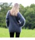 100% Hand Knit Mohair Sweater Dark Gray Fuzzy Turtleneck Handgestrickte pullover