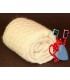 Hand Knit Mohair blanket white color Handgestrickte pullover by Extravagantza