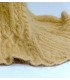 Hand Knit Mohair blanket camel color Handgestrickte pullover by Extravagantza