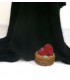 Hand Knit Mohair blanket black color Handgestrickte pullover by Extravagantza