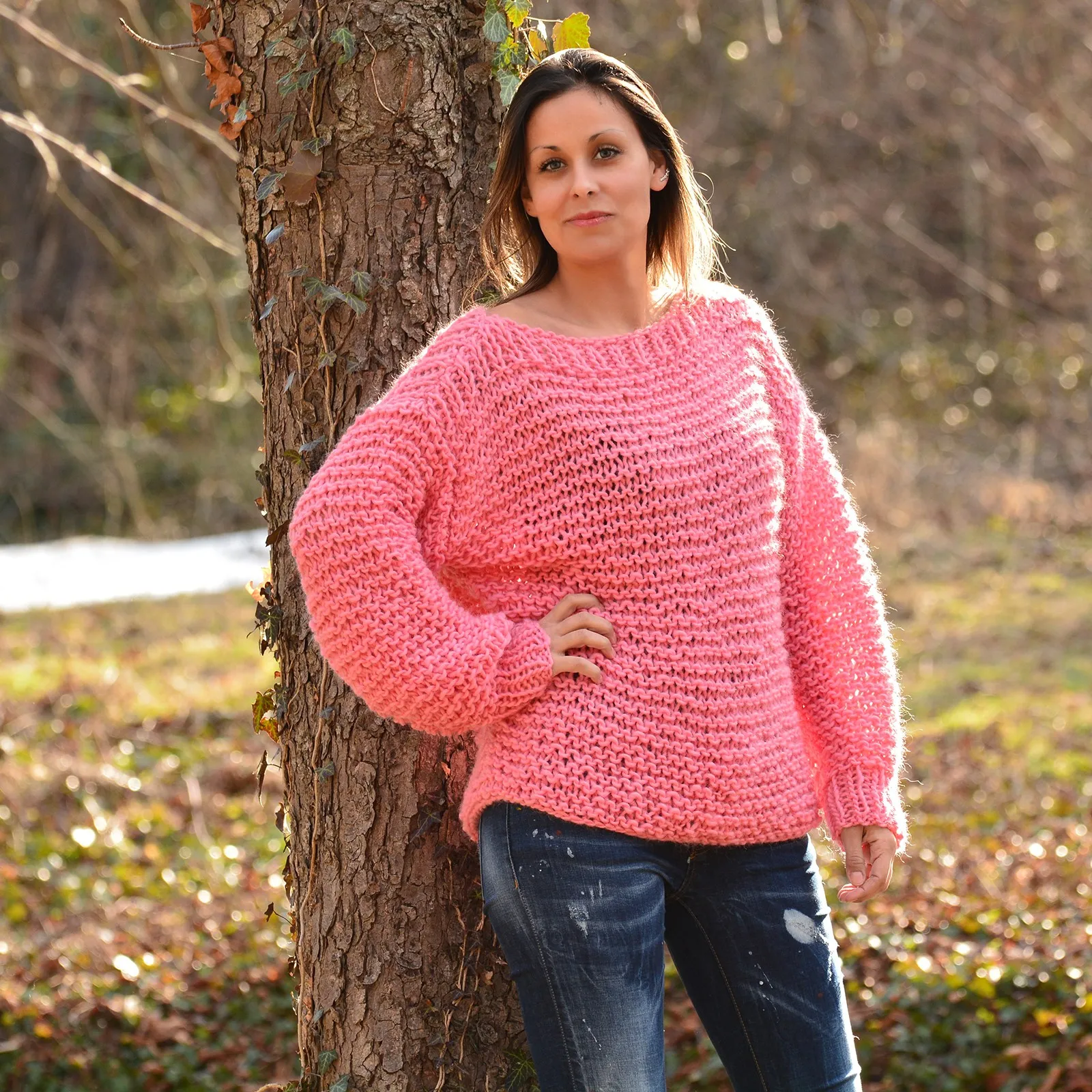 Summer Oversized Slouchy Hand Knitted 
