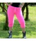 SEXY Summer Neon Pink Hand Knit Mohair Pants Fuzzy Leggings