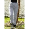 Super sexy Gray Hand Knit Mohair Pants Fuzzy Leggings