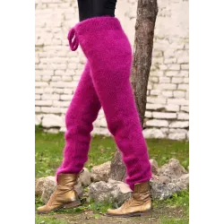 Super sexy Orchid Hand Knit Mohair Pants Fuzzy Leggings