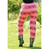 Pink Hand Knit 100% Wool  Icelandic Nordic Pants