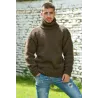 copy of Black Hand Knit 100 %  Wool Sweater Turtleneck Pullover - 1